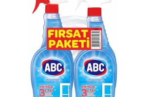 🛍️ ABC DETERJAN Cam Temizleyici Promosyonlu Paket (1+1) 750 Ml