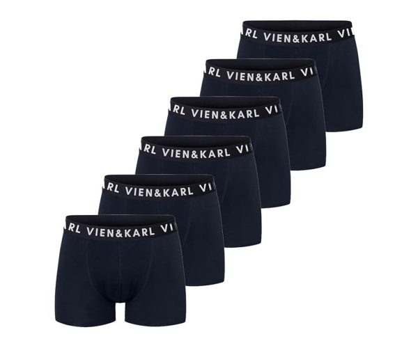 🛍️ VIEN&KARL 6’lı Premium Kutu, Erkek Boxer, Pamuklu, Likralı, Erkek İç Çamaşırı Külot