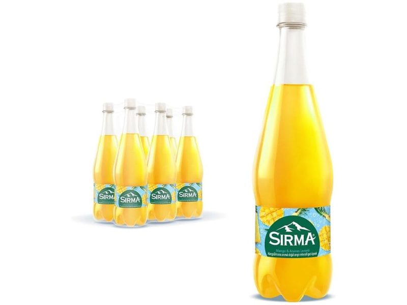 🛍️ Sırma Mango & Ananas Aromalı C Vitaminli Maden Suyu 1L x 6