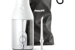 Philips Sonicare Power Flosser 3000 Kablosuz Ağız Duşu, Hızlı ve Etkili Diş Arası Temizliği, Quad Stream Teknolojisi, Yedek Başlıklı, Beyaz, HX3826/31