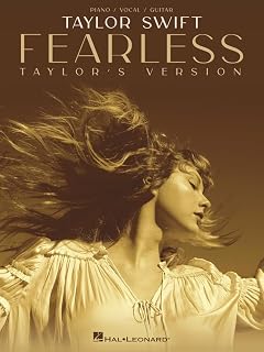 Taylor Swift - Fearless (Taylor's Version) Piano/Vocal/Guitar Songbook - Taylor Swift Sheet Music Bo
