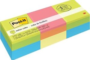 Post-it Notlar, 2×2 inç, 3 Küp, Amerika’nın 1 Numaralı Favori Yapışkan Notları, Çeşitli Renkler, Geri Dönüştürülebilir (2051-3PK) — %40 İndirim | Amazon TR Fırsatı