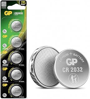 Gp Batteries Cr2032, 5'Li Kart, Lityum Düğme Pil, 3 Volt