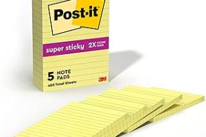 Post-it Süper Yapışkan Notlar, 4×6″, 5 Ped, 2x Yapıştırma Gücü, Kanarya Sarı, Geri Dönüştürülebilir (660-5SSCY) — %35 İndirim | Amazon TR Fırsatı