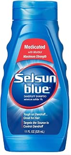 Selsun Blue İlaçlı Kepek Şampuanı 11 Fl Oz Şişeler (3'lü Paket)