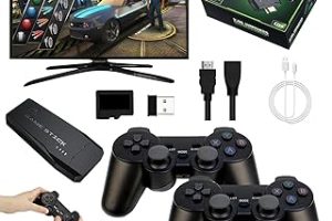 Retro Video Oyun Konsolu, 20.000+ Klasik Oyun Konsolu, 64G 4K HDMI Çıkışı Game Stick, İki Kablosuz Oyun Konsolu 2.4G Tak ve Çalıştır TV Çubuğu Taşınabilir Konsol Retro — %30 İndirim | Amazon TR Fırsatı