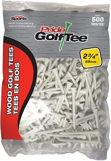 Pride Golf Tee Golf Topu Tutucu, 7 cm, Lüks Tee, 500 Adet