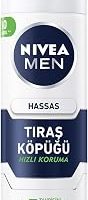 NIVEA MEN Erkek Hassas Tıraş Köpüğü 200 ml, Hassas Ciltlere Özel Hızlı Koruma, Yanma Karşıtı, Alkolsüz Formül — %33 İndirim | Amazon TR Fırsatı