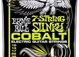 Ernie Ball Normal Slinky Kobalt 7 Telli Elektro Gitar Telleri, Ölçü 10-56 — %31 İndirim | Amazon TR Fırsatı