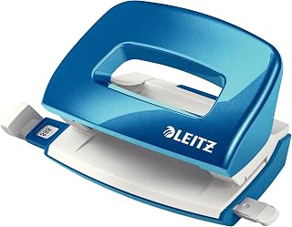 Leitz 50601036 Delgeç Wow Mini 10 Sayfa Kapasiteli, Metalik Mavi