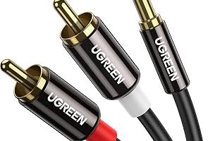 Ugreen RCA 3.5mm Aux Ses Kablosu, 2 Metre — %29 İndirim | Amazon TR Fırsatı