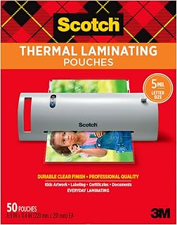 Scotch Thermo Torba 5 mil, 8,9 x 11.4-inç 50-Pack