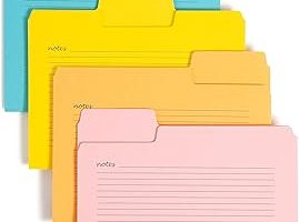 Smead SuperTab Notes Folder, Büyük Boy 1/3 Kesim Tableti, Harf Boyutu, Çeşitli Renkler, Paket başına 12 (11650) — %38 İndirim | Amazon TR Fırsatı