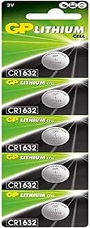 Gp Batteries Cr1632 1632 Boy Lityum Düğme Pil, 3 Volt, 5'Li Kart
