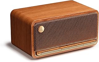 Edifier MP230 - Retro tasarımlı taşınabilir Bluetooth hoparlör, kablosuz. Bluetooth, AUX ve Micro SD kart üzerinden oynatma | kahverengi ahşap
