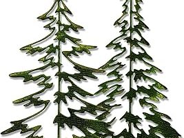 Sizzix 660978 Thinlits Kalıp Seti, Woodlands, Tim Holtz, 2/paket — %52 İndirim | Amazon TR Fırsatı