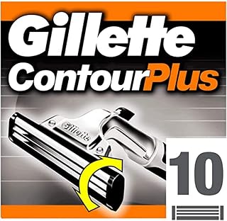 Gillette Contour Plus tıraş bıçağı erkekler için, 10 adet