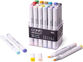 Copic Eskiz 24 parça Renkli Manga çizim setleri