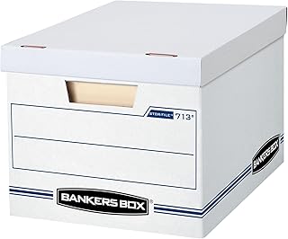 Bankers Box STOR/Evrak Kutuları, Standart Düzenleme, Kaldırma Kapağı, Mektup/Legal, 30 Adet (0071304)