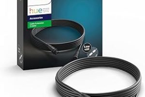 Philips Hue Düşük voltajlı uzatma kablosu, tüm Hue düşük voltajlı dış mekan lambaları için, 5 m, siyah — %21 İndirim | Amazon TR Fırsatı
