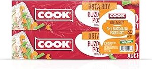 COOK Hediyeli 3+1 Orta Boy Buzdolabı Poşeti — %45 İndirim | Amazon TR Fırsatı
