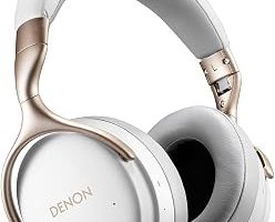 Denon AH-GC30 kablosuz kulak üstü kulaklık, gürültü önleme (ANC), Bluetooth, Hi-Res, mikrofon, 20 saat pil ömrü, beyaz — %33 İndirim | Amazon TR Fırsatı