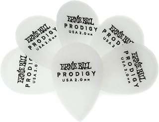 Ernie Ball 2.0Mm Teardrop Prodigy Seçtikleri 6'Lı Paket Beyaz