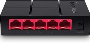 Mercusys MS105G, 5-Port 10/100/1,000 Mbps Masaüstü Switch — %22 İndirim | Amazon TR Fırsatı