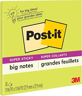 Post-it Süper Yapışkan Büyük Notlar, 11