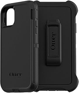 OtterBox Defender iPhone 11 için kılıf, darbeye dayanıklı, düşmeye dayanıklı, ultra sağlam, koruyucu kılıf, askeri standartlara göre 4 x test edilmiştir, siyah