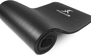 ProsourceFit Ekstra kalın yoga ve pilates matı, yüksek yoğunluklu egzersiz matı, konforlu köpüklü ve taşıma kayışlı — %26 İndirim | Amazon TR Fırsatı