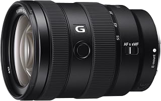 Sony Sel-1655G Geniş Açılı Zoom Objektif (16-55 Mm, F2.8, Aps-C, A6600, A6500, A6400, A6100, A6000, A5100, A5000 Ve Nex Serileri İçin Uygun, E-Mount) Siyah