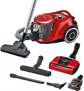 Bosch Serie 6 ProAnimal BGS41PET1 elektrikli süpürge, torbasız, 2,4 l, gürültü seviyesi 72 dB, kırmızı