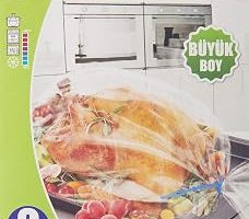 Cook Fırın Torbası, Hindi Boy, 45 x 50 cm, 2 Yaprak, Polyester Telli — %45 İndirim | Amazon TR Fırsatı