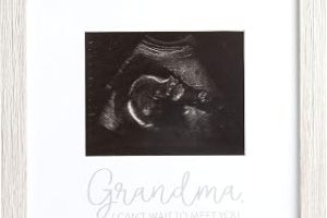 Kate & Milo Rustik Büyükanne Sonogram Resim Çerçevesi, Hamilelik Duyurusu, Ultrason Bebek Fotoğraf Çerçevesi, Cinsiyet-Nötr Bebek Hatıra Çerçevesi, Masa Üstü ve Duvar Dekoru, 4×5 Fotoğraf Ekleme, — %40 İndirim | Amazon TR Fırsatı