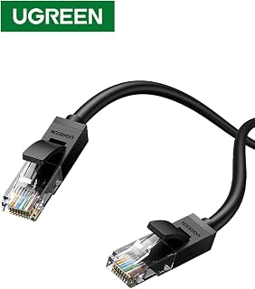 Ugreen CAT6 Ethernet Kablosu, Siyah, 10 Metre