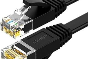 Ugreen CAT6 Flat Ethernet Kablosu, 1 Metre, Siyah — %30 İndirim | Amazon TR Fırsatı