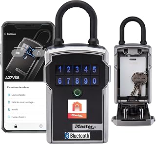 MASTER LOCK Bluetooth anahtar kutusu [Bluetooth veya şifreli kilit] [braket] [hava koşullarına dayanıklı] 5440EURD - Access akıllı anahtar kutusunu seçin