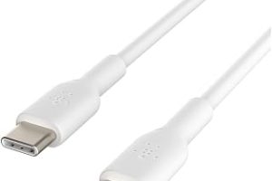Belkin USB-C – Lightning Kablosu (Hızlı Şarj Kablosu) Hızlı Şarj MFi Sertifikalı USB-C Kablosu (Beyaz, 1 m) — %30 İndirim | Amazon TR Fırsatı