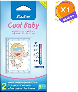Stopever Coolbaby Ateş Düşürmeye Yardımcı Plaster (1 x 2 Adet)