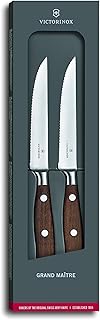 Victorinox 2 7.7240.2W Büyük Maitre Tırtıklı Steak Bıçak Seti Siyah Seti