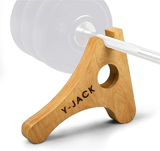 Yes4All Deadlift Jack/Barbell Stand & Cork Squat Wedge Block for Weight Training, Deadlift Exercises, Powerlifting, Suitable for Loading, Unloading Heavy Barbell Plates