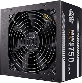 Cooler Master MWE V2 750W 80+ Bronze 2xEPS, Aktif PFC, 120mm Fanlı PSU (MPE-7501-ACABW-BEU)