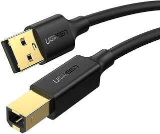 Ugreen USB den USB-B ye Yazıcı Tarayıcı Kablosu, 1 Metre