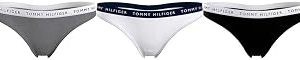 TOMMY HILFIGER Kadın Marka Logılu Elastik Bantlı Organik Pamuklu Günlük Kullanımlı Gri-Beyaz-Lacivert Külot UW0UW02829-0TF M — %32 İndirim | Amazon TR Fırsatı