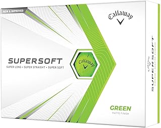 Callaway Erkek Golf Supersoft Mat Golf Topları 2021