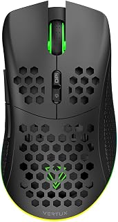 Vertux Oyuncu Mouse GameCharged Çift Mod Oyun Özel LED Işıklı 16.000 DPI - Vertux AMMOLITE