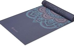 Gaiam Yoga Matı, Premium 6 mm Baskılı Ters Çevrilebilir, Kaymaz Egzersiz ve Fitness Matı, Tüm Yoga, Pilates ve Yer Egzersizleri için (172 cm x 61 cm x 6 mm Kalınlık) — %32 İndirim | Amazon TR Fırsatı