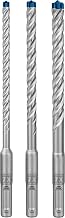 Bosch Professional 3 parça Expert SDS plus-7X Kırıcı Delici Delme Uçları (Yumuşak taş, Sert taş, Beton, Donatılı beton, Beton bina bloku, Ø 6-10 mm, Aksesuar Kırıcı Delici)