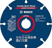 Bosch 1x EXPERT Carbide Multi Wheel Kesici Diskler (Sert ahşap, Çivili ahşap, Plastik, Alçıpan panel, Ø 125 mm, Aksesuar Küçük Avuç Taşlama Makinesi) — %27 İndirim | Amazon TR Fırsatı